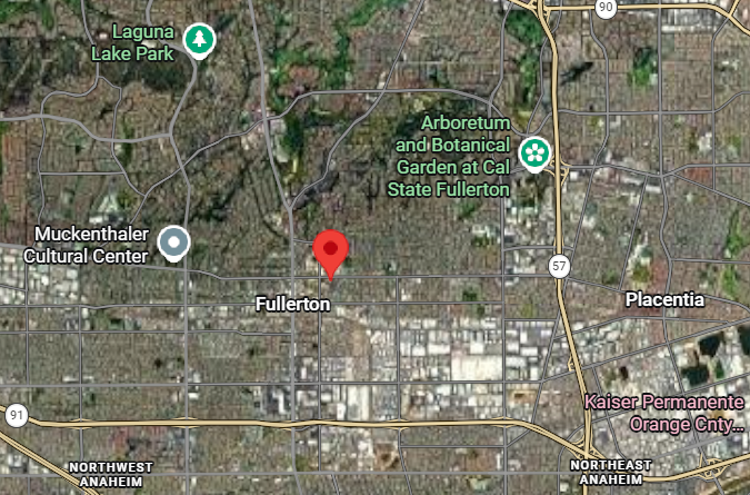 thc fullerton address map